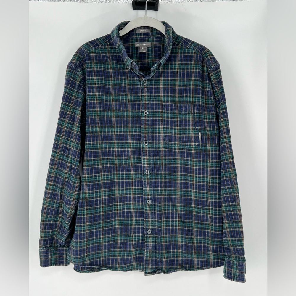 EDDIE BAUER CLASSIC FIT SOFT TOUGH FLANNEL‎ SHIRT